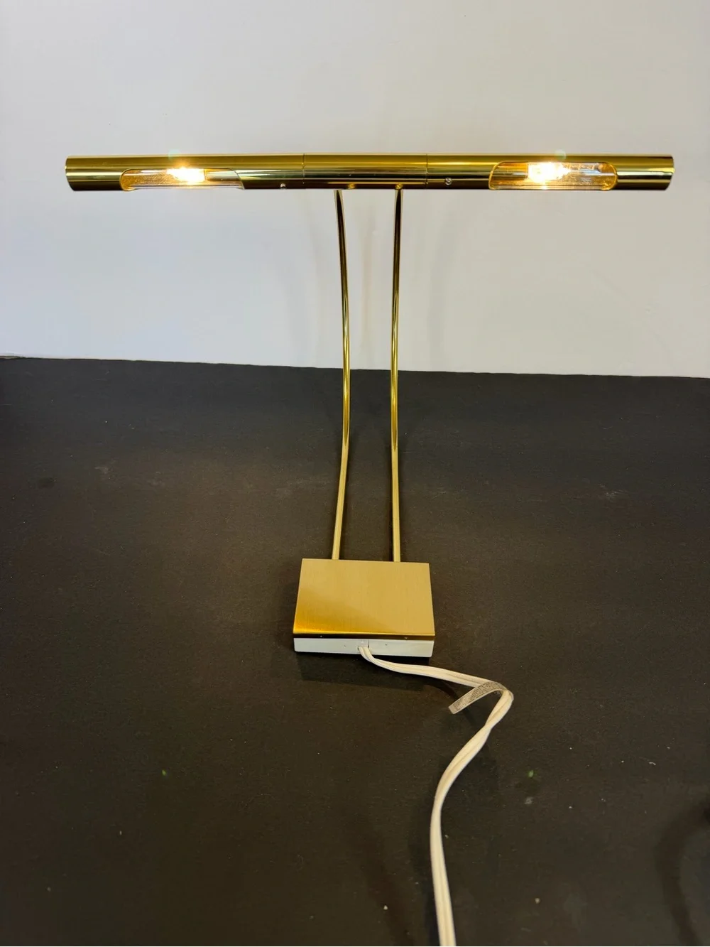 IKEA PICCOLA Wall Mount Picture Light Brass Arc Lamp NIB Tested Working
